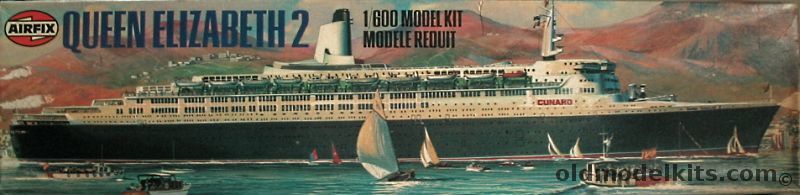 Airfix 1/600 RMS Queen Elizabeth 2 Ocean Liner, 06203-5 plastic model kit